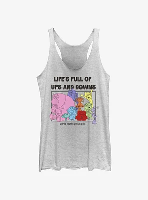 Disney Pixar Inside Out 2 Life's Full Of Ups And Downs Womens Tank Top