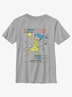 Disney Pixar Inside Out 2 Let's Do This Joy Youth T-Shirt