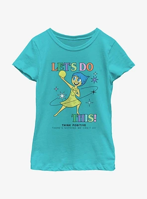 Disney Pixar Inside Out 2 Let's Do This Joy Girls Youth T-Shirt