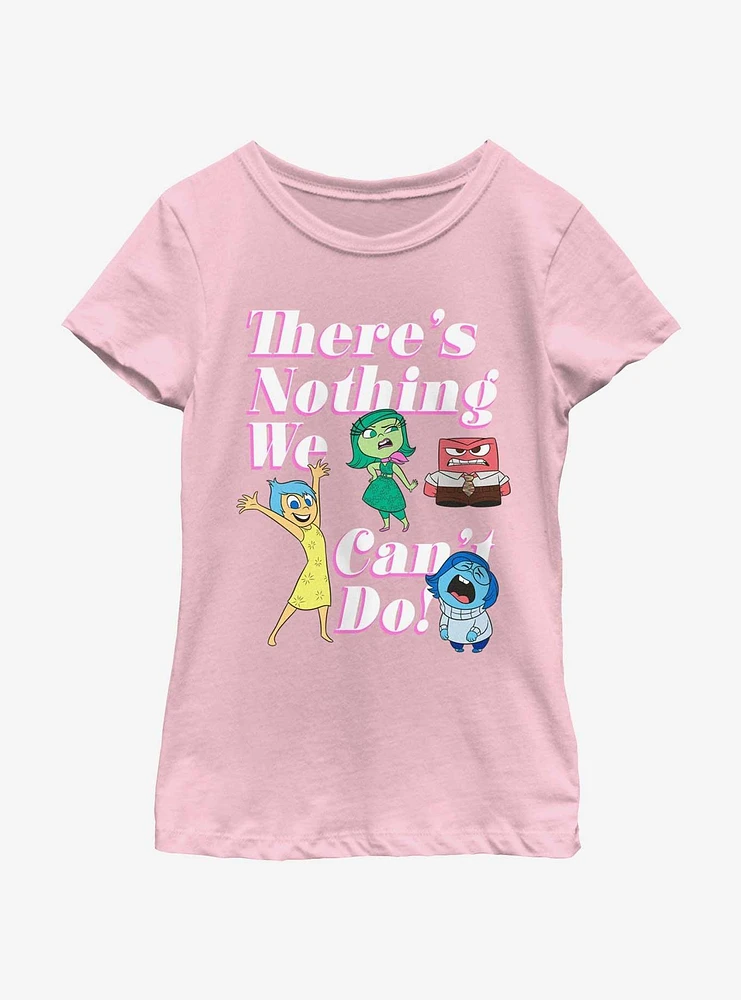 Disney Pixar Inside Out 2 There's Nothing We Can't Do Girls Youth T-Shirt