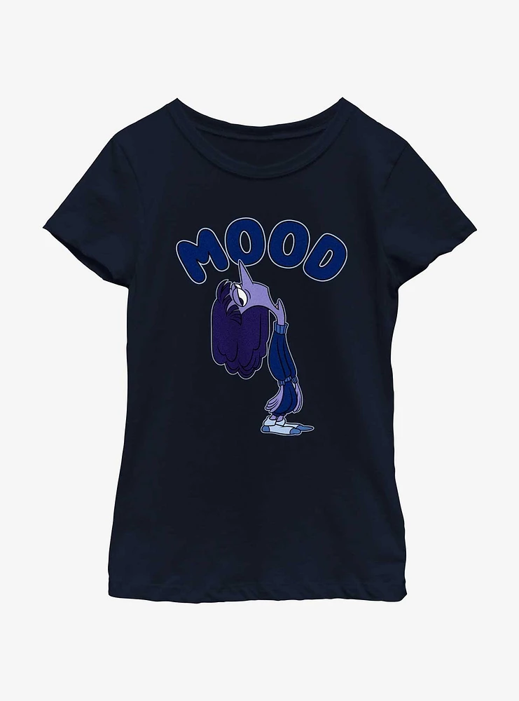 Disney Pixar Inside Out 2 Ennui Mood Girls Youth T-Shirt