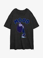 Disney Pixar Inside Out 2 Ennui Mood Womens Oversized T-Shirt