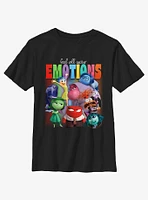 Disney Pixar Inside Out 2 Feel Your Emotions Youth T-Shirt