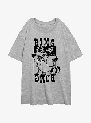 Disney Pixar Inside Out 2 Bing Bong Womens Oversized T-Shirt