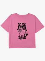 Disney Pixar Inside Out 2 Bing Bong Girls Boxy Crop T-Shirt