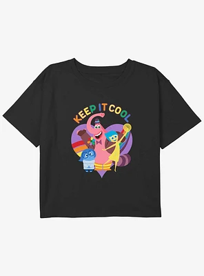 Disney Pixar Inside Out 2 Keep It Cool Girls Boxy Crop T-Shirt