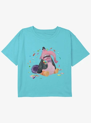 Disney Pixar Inside Out 2 Bing Bong Sweet Tears Girls Boxy Crop T-Shirt