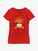 Disney Pixar Inside Out 2 Anxiety Head Girls Youth T-Shirt