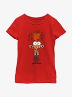 Disney Pixar Inside Out 2 Anxious Anxiety Girls Youth T-Shirt