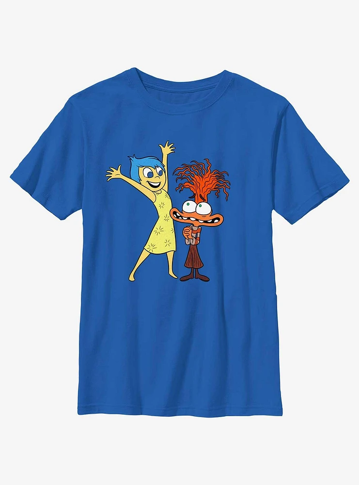 Disney Pixar Inside Out 2 Joy And Anxiety Youth T-Shirt