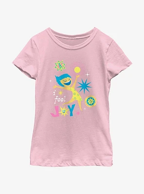 Disney Pixar Inside Out 2 I Feel Joy Girls Youth T-Shirt