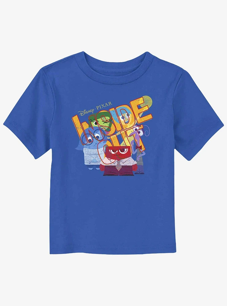 Disney Pixar Inside Out 2 Emotions Toddler T-Shirt