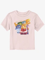 Disney Pixar Inside Out 2 Emotions Toddler T-Shirt