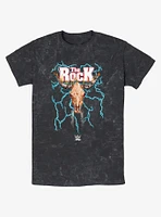 WWE The Rock Bull Skull Mineral Wash T-Shirt