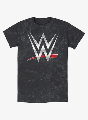 WWE Chrome Logo Mineral Wash T-Shirt