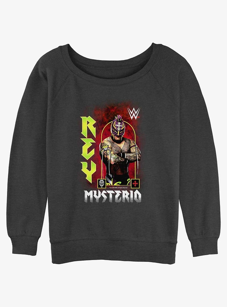 WWE Rey Mysterio Womens Slouchy Sweatshirt