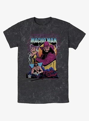 WWE Macho Man Randy Savage Mineral Wash T-Shirt