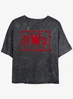 WWE Team NWO Mineral Wash Womens Crop T-Shirt