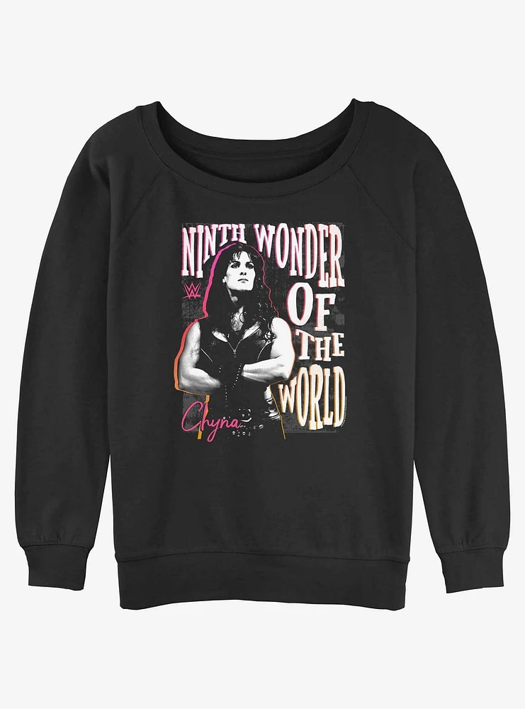 WWE Ninth Wonder Chyna Womens Slouchy Sweatshirt