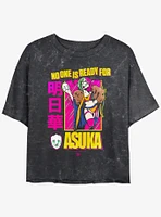 WWE No One Is Ready For Asuka Mineral Wash Womens Crop T-Shirt