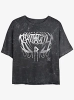 WWE Rhea Ripley My Brutality Mineral Wash Womens Crop T-Shirt