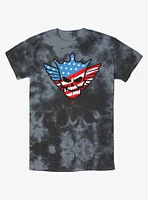 WWE Cody Rhodes American Nightmare Skull Tie-Dye T-Shirt