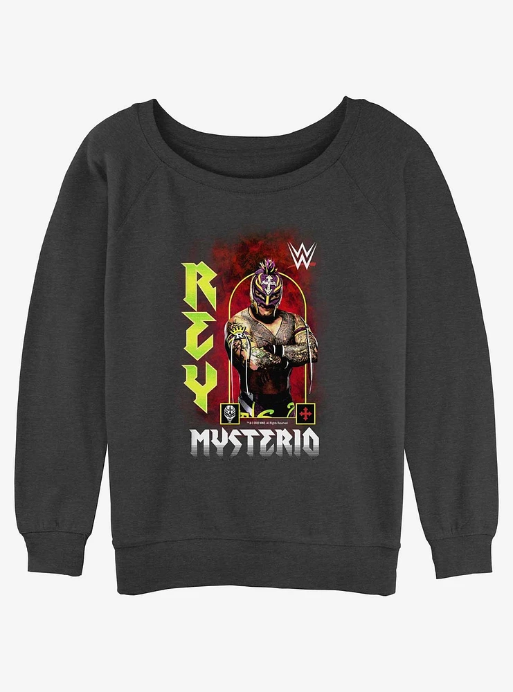WWE Rey Mysterio Girls Slouchy Sweatshirt