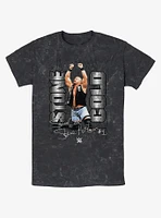 WWE Stone Cold Signature Mineral Wash T-Shirt