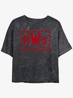 WWE Team NWO Mineral Wash Girls Crop T-Shirt