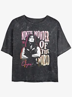 WWE Ninth Wonder Chyna Mineral Wash Girls Crop T-Shirt