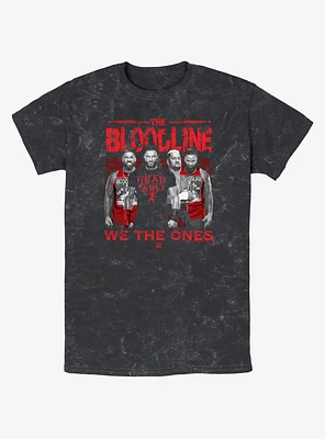 WWE Bloodline Group Mineral Wash T-Shirt