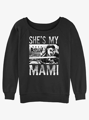 WWE Rhea Ripley She's My Mami Girls Slouchy Sweatshirt