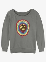 WWE Mick Foley Mankind Have A Nice Day! Girls Slouchy Sweatshirt