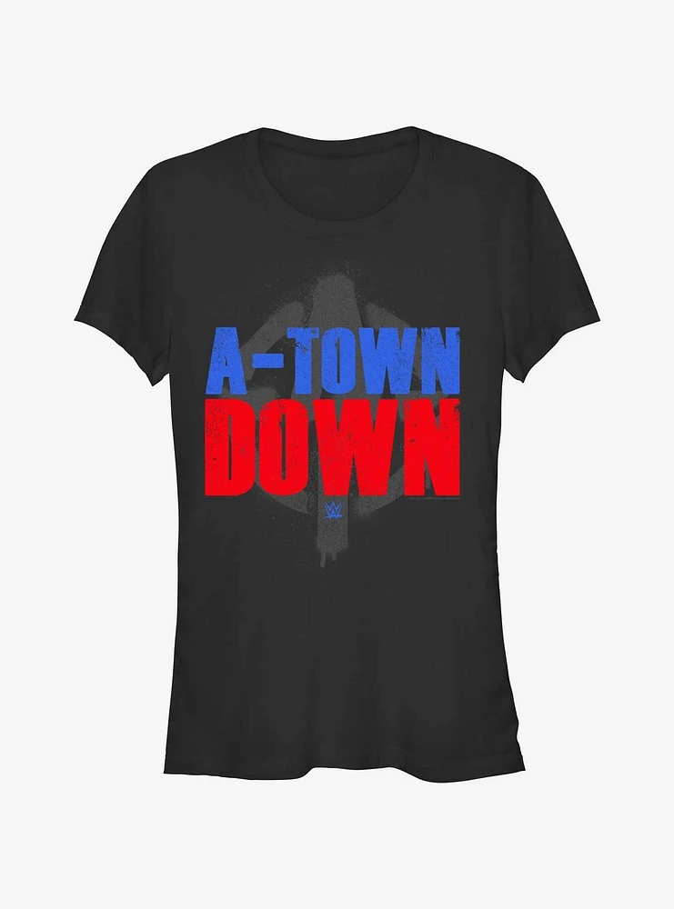 WWE Austin Theory A Town Down Girls T-Shirt