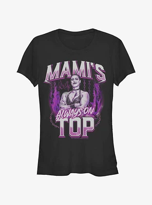 WWE Rhea Ripley Mami's Always On Top Girls T-Shirt