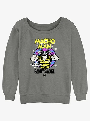 WWE Macho Man Randy Savage Girls Slouchy Sweatshirt