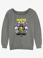 WWE Macho Man Randy Savage Girls Slouchy Sweatshirt