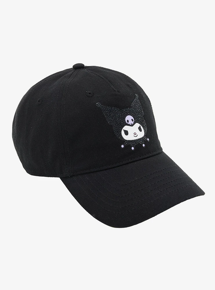 Kuromi Rhinestone Dad Cap