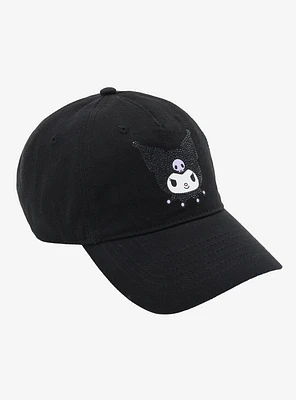 Kuromi Rhinestone Dad Cap