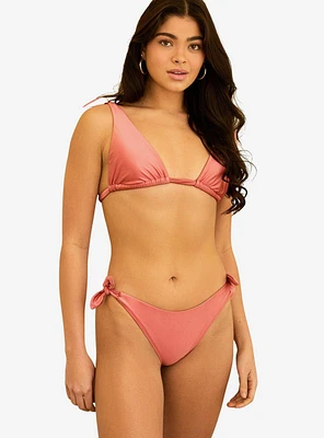 Dippin' Daisy's Lucy Side Knots Cheeky Swim Bottom Dusty Rose
