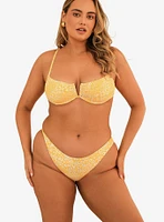 Dippin' Daisy's Diana Underwire Swim Top Golden Ditsy