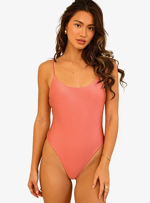 Dippin' Daisy's Star Scoop Neckline Swim One Piece Dusty Rose