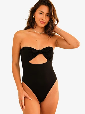 Dippin' Daisy's Devon Strapless Swim One Piece Black