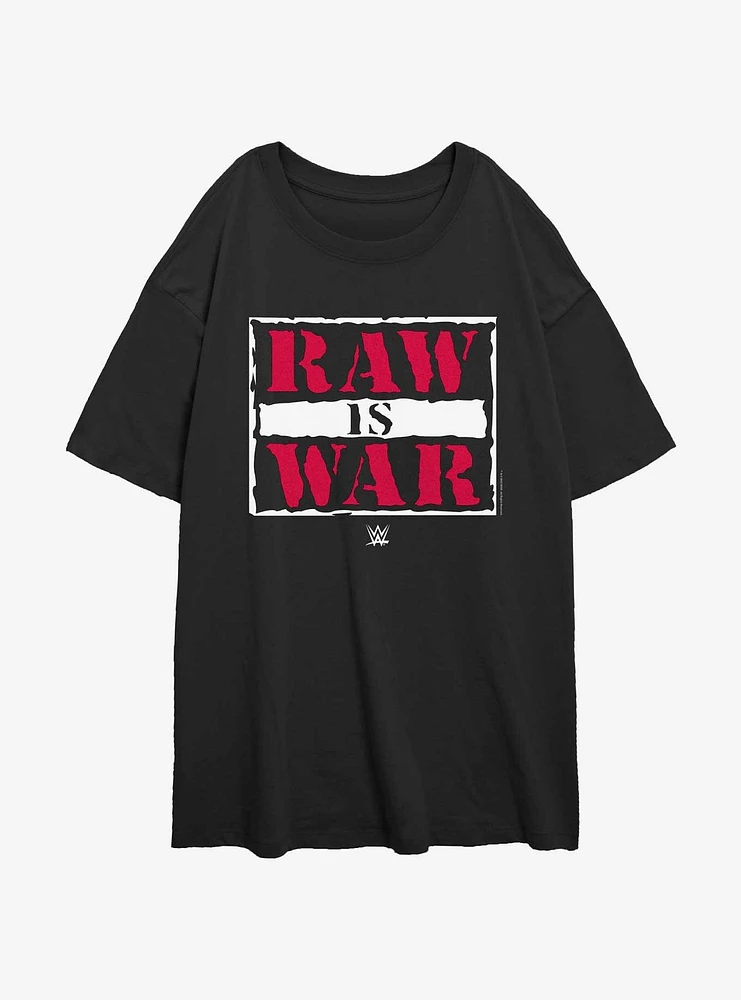 WWE Raw Is War Womens Oversized T-Shirt