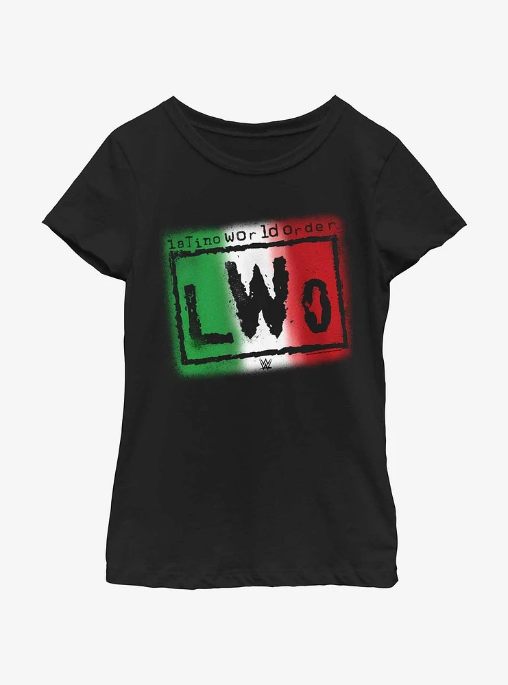 WWE LWO Latino World Order Logo Youth Girls T-Shirt