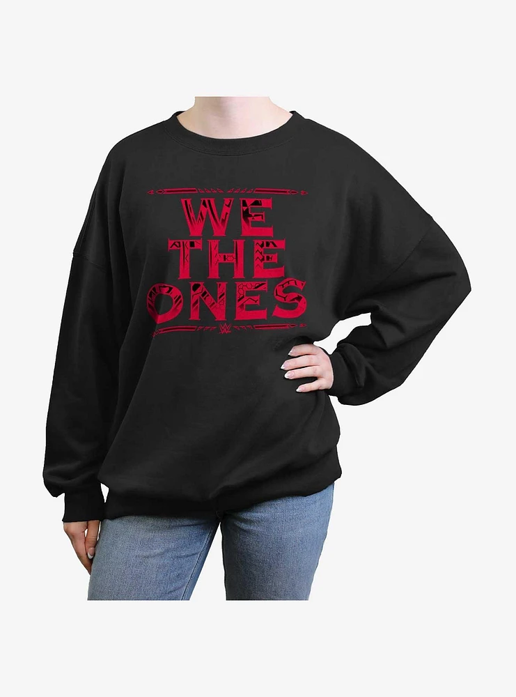 WWE We Are Bloodline Womens Oversized Sweatshirt