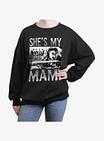 WWE Rhea Ripley She's My Mami Womens Oversized Sweatshirt