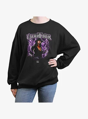 WWE The Undertaker Womens Oversized Sweatshirt