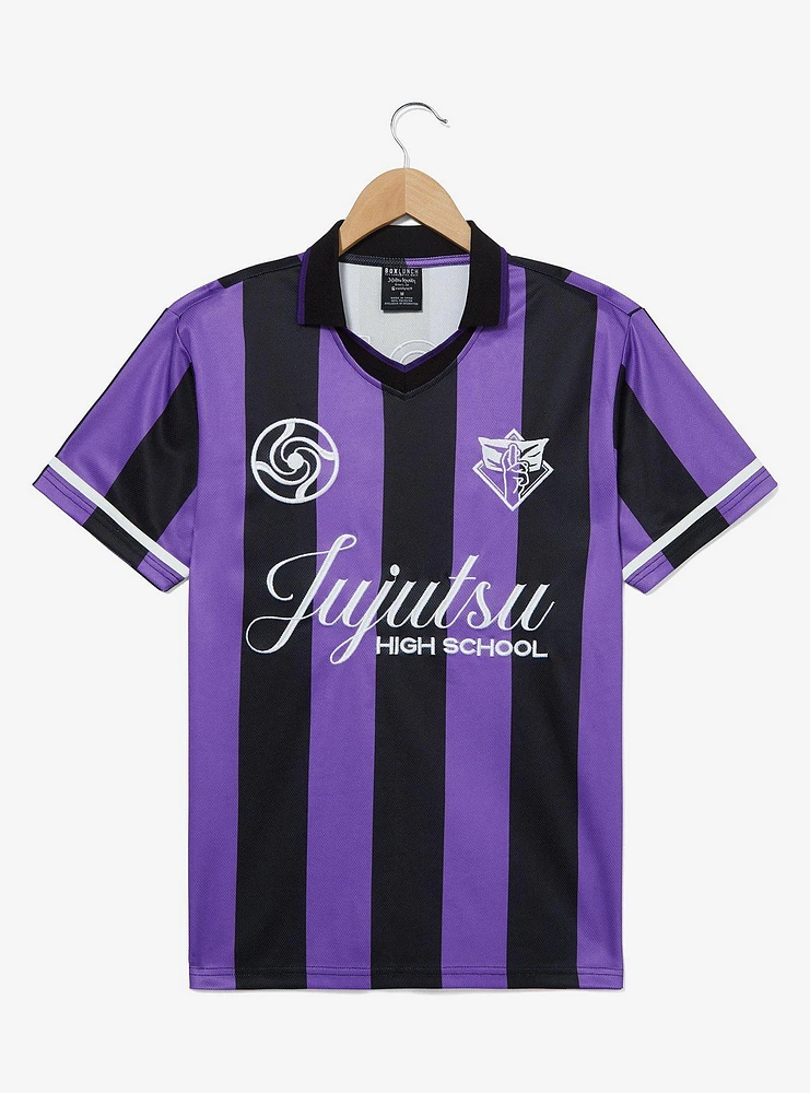 Jujutsu Kaisen Satoru Gojo Striped Soccer Jersey — BoxLunch Exclusive