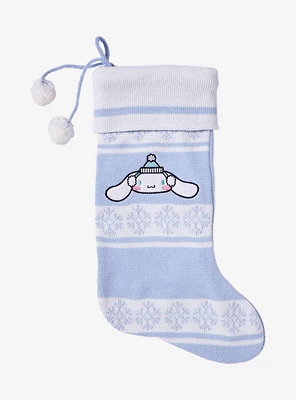 Sanrio Cinnamoroll Snowflake Knit Stocking - BoxLunch Exclusive